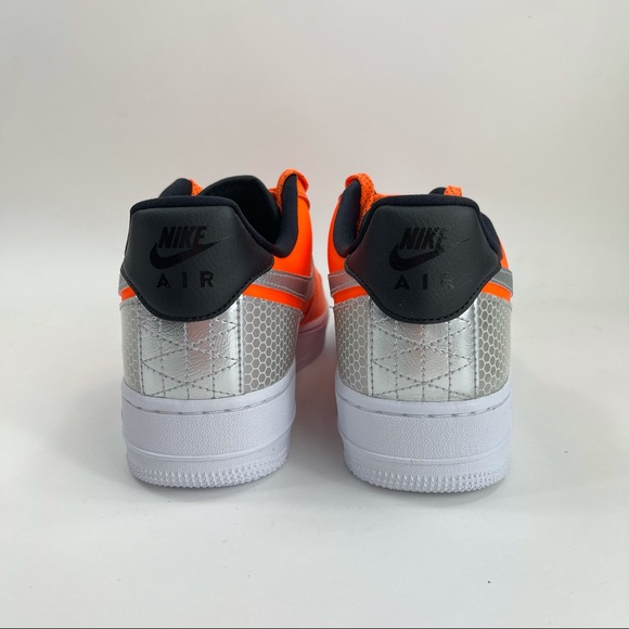 Nike Air Force 1 '07 LV8 3M Low Total Orange Mens - Picture 6 of 12